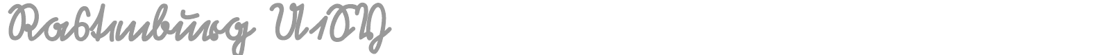 Rastenburg UNZ1AY font preview